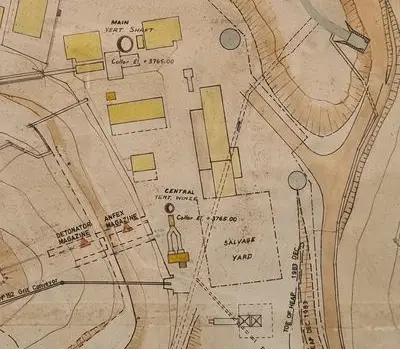 Havelock Asbestos Mine Map, Bulembu, eSwatini